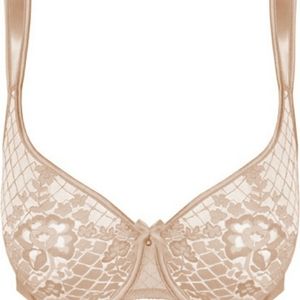 Elegant Lace Bra in Nude